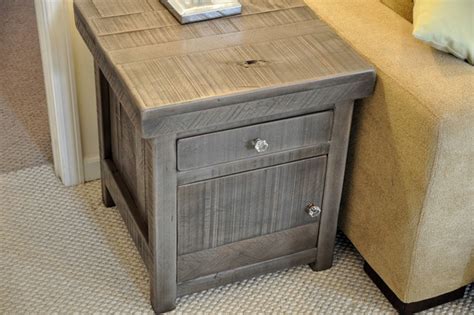 Find new rustic end & side tables for your home at joss & main. Rustic End Tables- Rustic Slate Gray - Rustic - Living ...