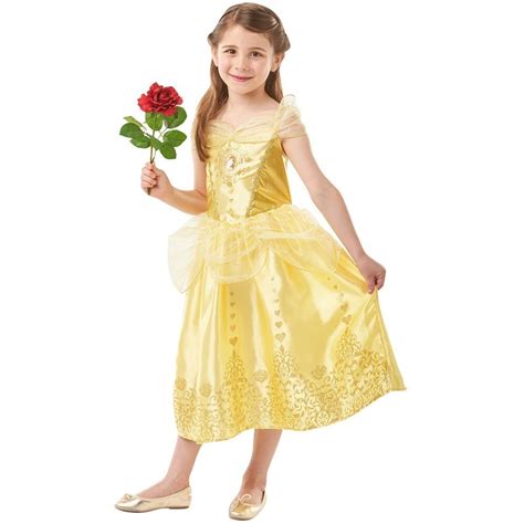 Belle Costumes Dress Up Party Girls Princess Cosplay Halloween Kids