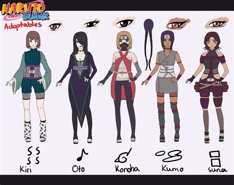 Pin By Drawing Techniques On Female Outfits Anime Naruto Ninja Girl