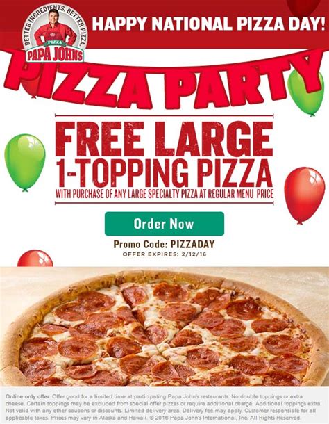 Papa John S Pizza Codes 2024 Van Felicdad