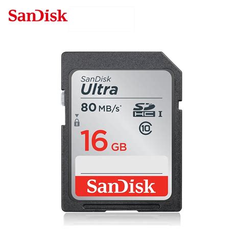 Use this portable 16 gb flash memory to store data files photos audio and video files. SanDisk Carte SD 16gb Memory Card SDHC Ultra Tarjeta sd Card 16 GB for Canon Sony Samsung Nikon ...