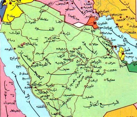 خريطة السعودية التفصيلية كاملة وأهمية التعرف على المدن السعودية موجز مصر