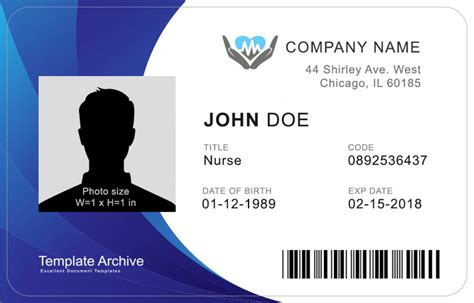 Free Printable Id Cards Templates