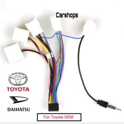 Jual Kabel PNP Toyota Daihatsu For Headunit Android Socket Plug And