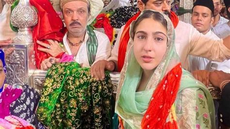 Sara Ali Khan Visits Ajmer Sharif Dargah Ahead Of Zara Hatke Zara