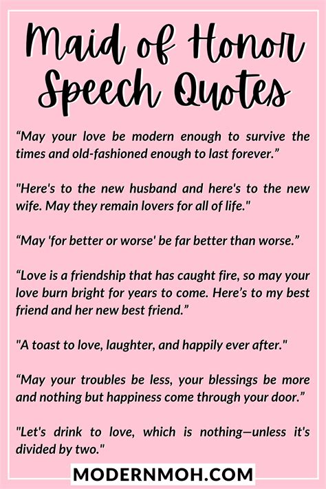 Unique Maid Of Honor Speech Examples Best Examples Of Maid Of Honor Speeches