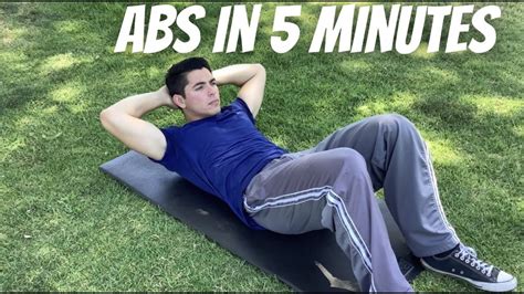 Quick And Easy 5 Minute Ab Workout Youtube