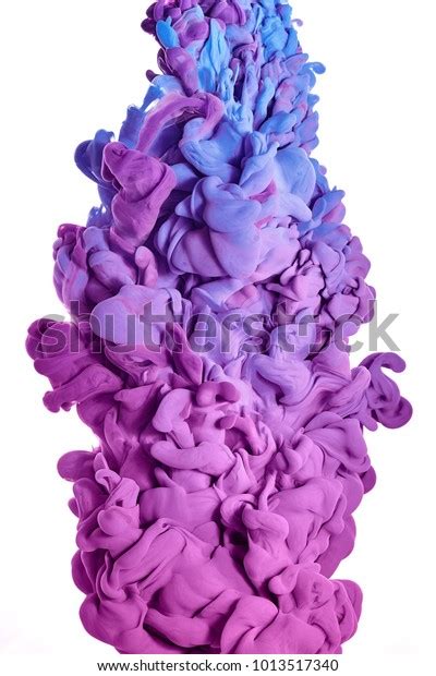 Ink Water Splash Blue Purple Paint Stock Photo 1013517340 Shutterstock