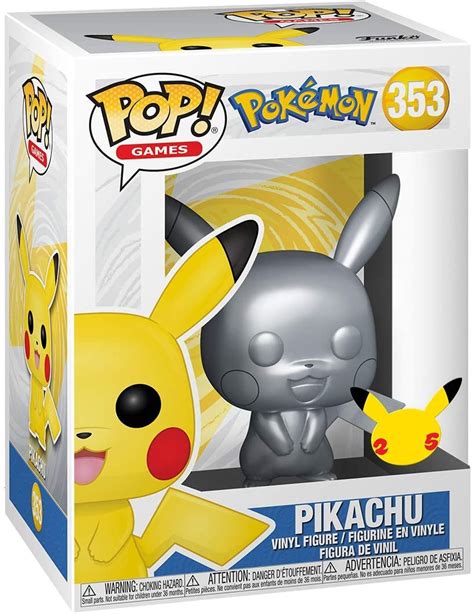 Figurine Funko Pop Pokémon Pikachu Silver Nintendalerts