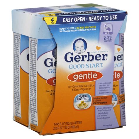 Gerber Good Start Infant Formula Gentle Milk Based With Iron For