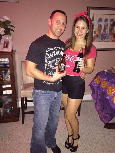 Jack And Coke Couples Costumes Couple Halloween Costumes Couple Halloween Costumes For Adults