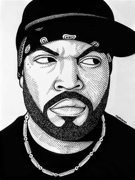 Drawing Of Ice Cube Rhiphopimages