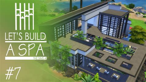 The Sims 4 Lets Build A Spa Final Youtube