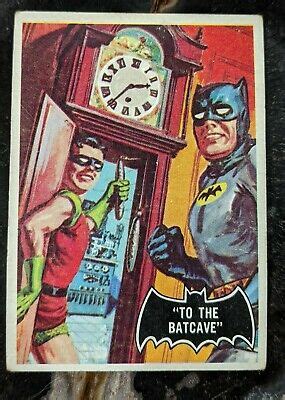 Maybe you would like to learn more about one of these? VINTAGE 1966 TOPPS TCG BATMAN Trading Card #39 To the Batcave | eBay