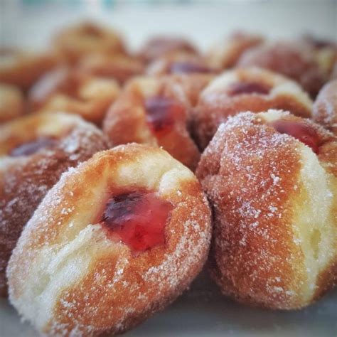 Jam Filled Donuts Combi Steam Cooking