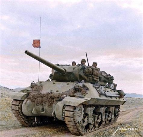 M10 Wolverine Of The Us 899th Tank Destroyer Battalion During The