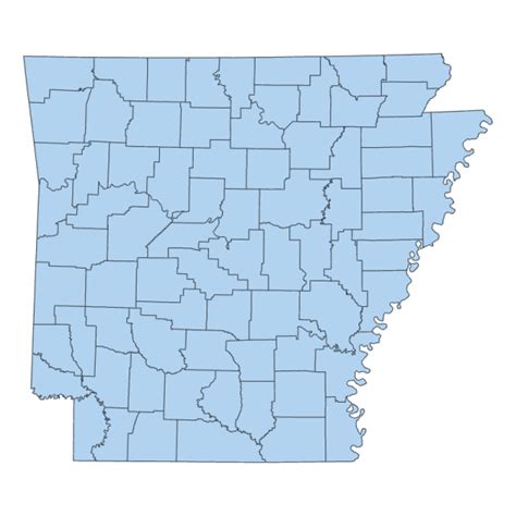 County Boundary Polygons Arkansas Gis Office
