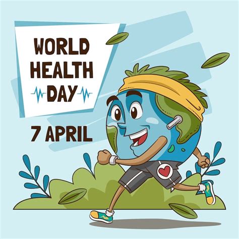 Premium Vector Hand Drawn World Health Day Illustration