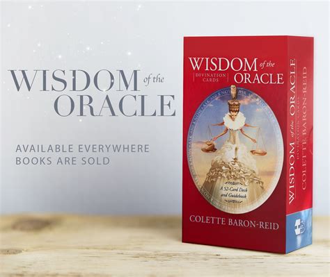 The decks are enchanted maps, wisdom of avalon, and wisdom of hidden realms. Use Colette's FREE Online Oracle Cards App - Colette Baron ...