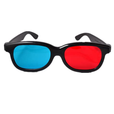 Plastic 3d Dimensional Anaglyph Glasses Red Blue 3d Glasses Supplier