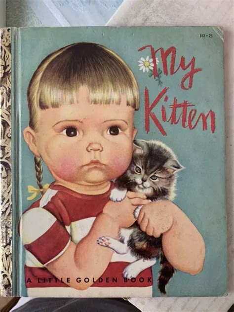 Vintage Eloise Wilkin Little Golden Book My Kitten 20 00 Picclick