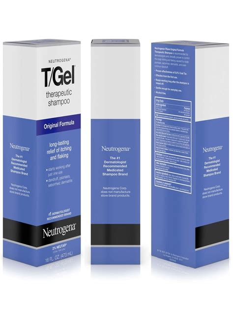 Neutrogena Tgel Therapeutic Shampoo Original Formula 16 Oz 473 Ml