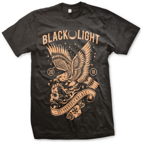 Black Light Black Light Ablaze T Shirt Dead Pulse