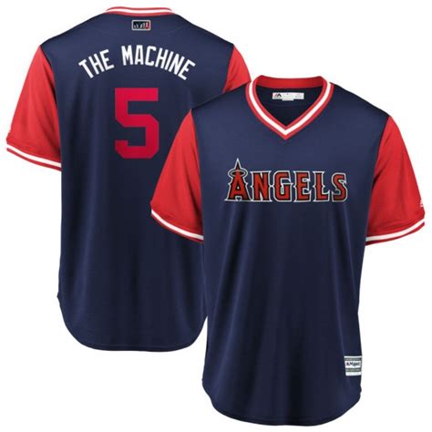 Los Angeles Angels Albert Pujols Official Navyred Replica Youth