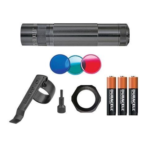 Maglite 3 Aaa Cell Flashlight Tactical Pack Gray Xl50 S309c The Home