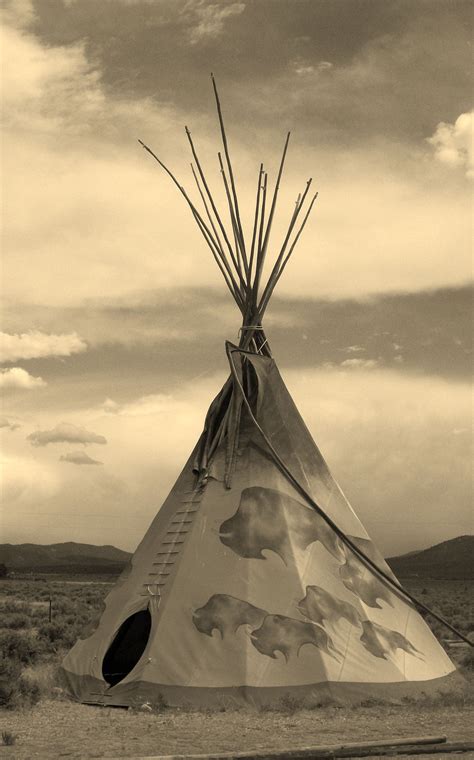 Tipi Faust Buffalo Native American Teepee Teepee Tent Teepee