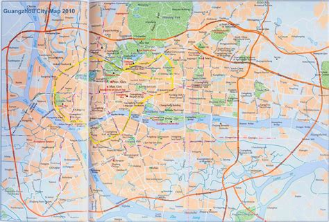 Guangzhou Maps Guangzhou City Map Guangzhou Tourist Map