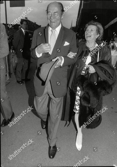 Sir Rex Harrison Actor Wife Mercia Editorial Stock Photo Stock Image