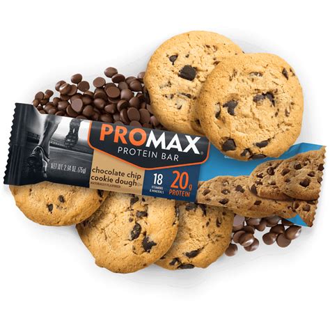 Promax Chocolate Chip Cookie Dough Protein Bar 20g Protein