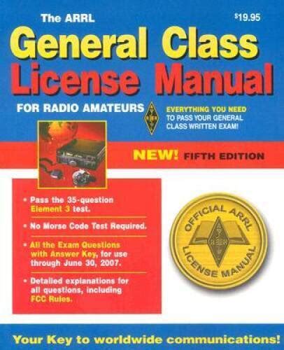 The Arrl General Class License Manual For Radio Amateurs Paperback Good 9780872599208 Ebay