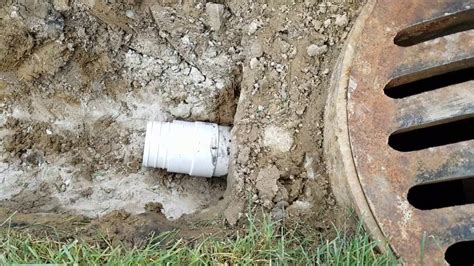 How To Connect A French Drain To A Pvc Storm Drain Sleeve Michigan
