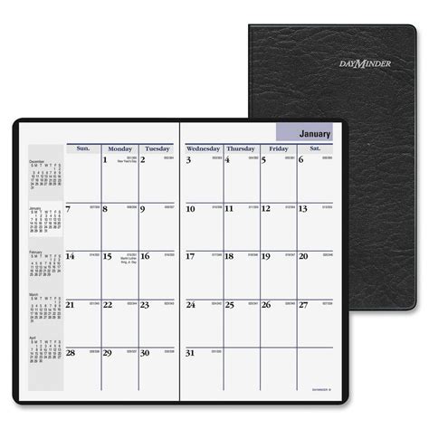 At A Glance Dayminder Monthly Pocket Planner