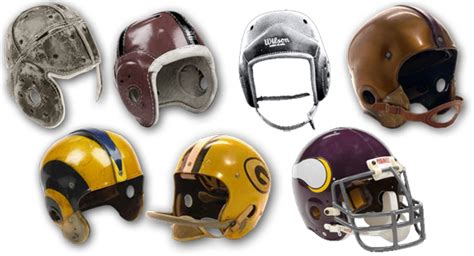 Leatherhead To Radio Head The Evolution Of The Football Helmet Arts