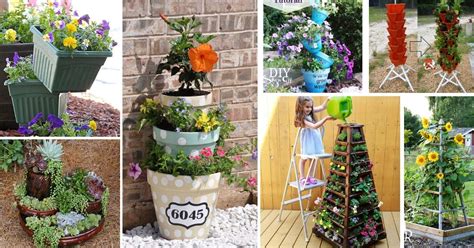 25 Beautiful Diy Flower Tower Ideas To Spruce Up Your Garden