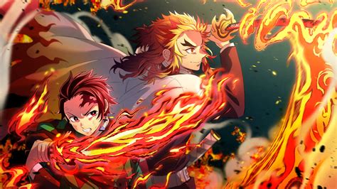 Demon Slayer Wallpaper Fire Anime Wallpaper Hd