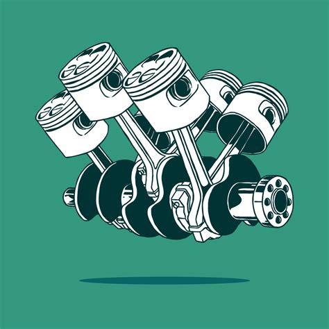 Piston Engine Vector Art Icons And Graphics For Free Download