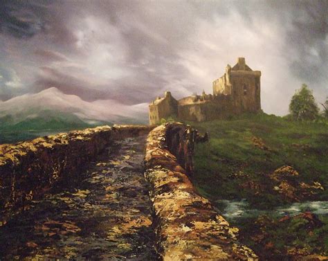 Eilean Donan Castle Scotland Painting By Jean Walker