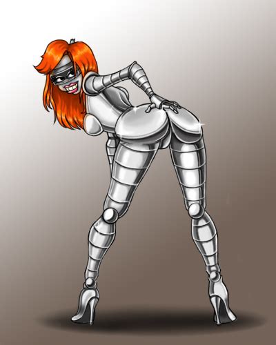 Rule 34 Ass Back View Bender Bending Rodriguez Bent Over Color Female Female Only Futurama