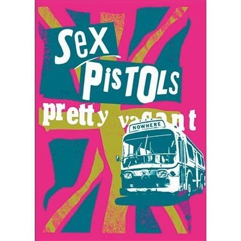 Sex Pistols Pretty Vacant Album Cover Postcard Picture Punk Official