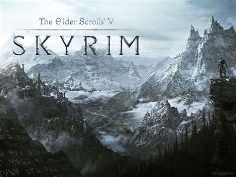 The Elder Scrolls V Skyrim Wallpaper Mountains The Elder Scrolls