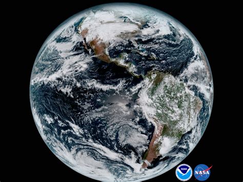 Goes 16 New Satellite Views Earth For 1st Time