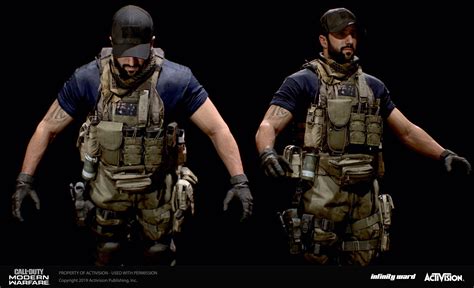 Artstation Call Of Duty Modern Warfare 2019 Wyatt 1 2 Skins Ricky