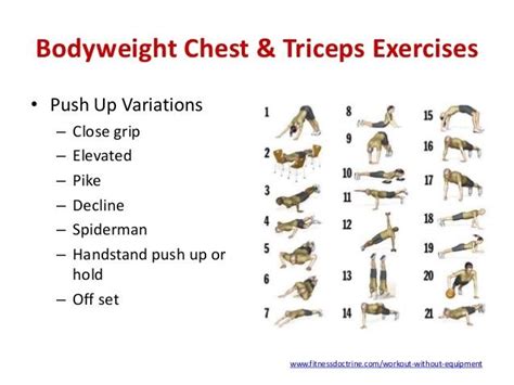 Tricep Exercises At Home Without Weights Exercise Poster