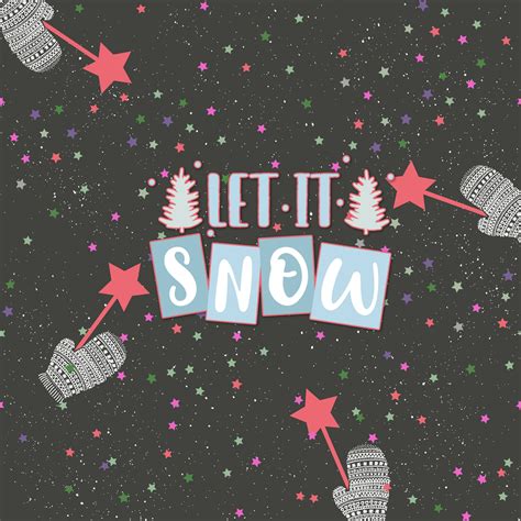 Let It Snow Illustration Free Stock Photo Public Domain Pictures