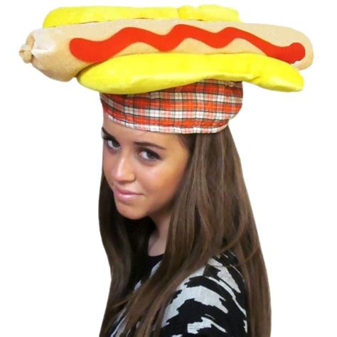 Plush Hot Dog Hat Hats And Bandanas Party Supplies Hats And Headwear