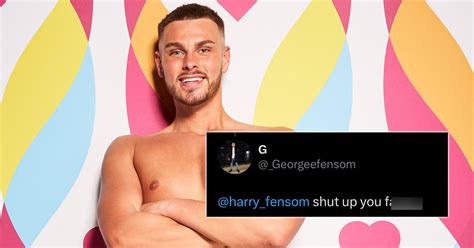 love island 2023 s george forced to comment over homophobic tweets